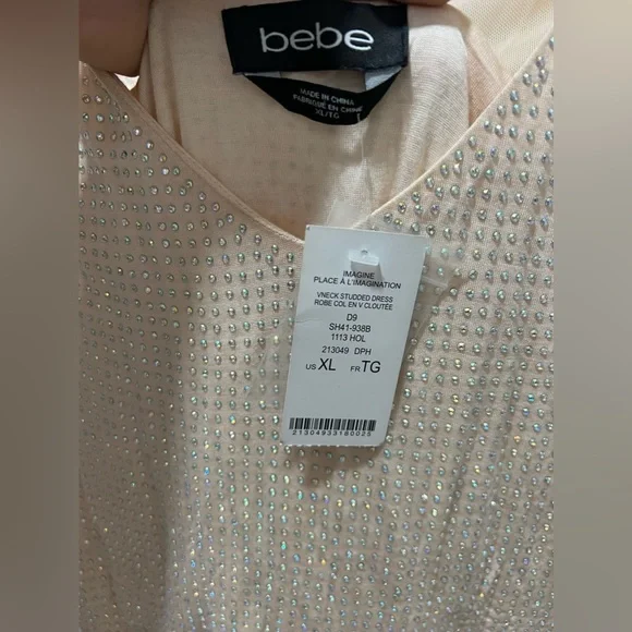 Bebe vintage diamond dress XL - Picture 6 of 7